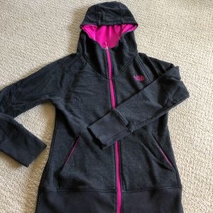 WOMENS NORTH FACE HOODED FLEECE